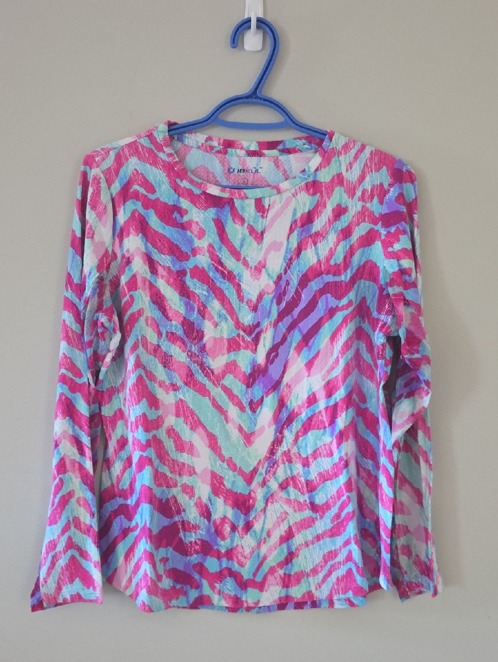 IBKUL Performance Long Sleeve With Mesh Size Large